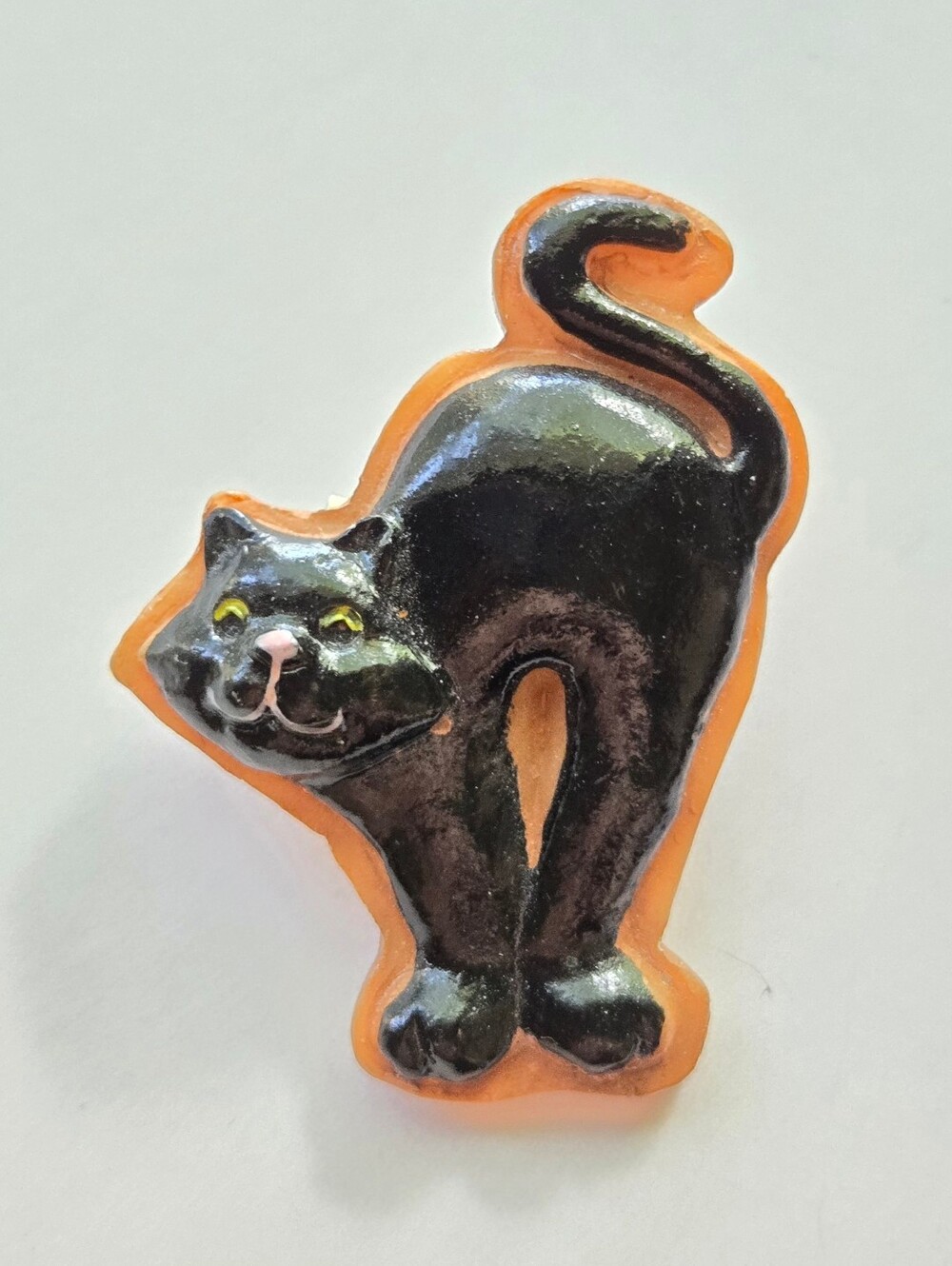 Vintage Halloween Black Cat Brooch